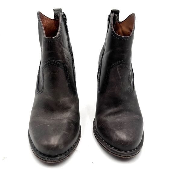 FRYE  Madeline Short Distressed Smoke Leather Boots Women’s Size 7.5 - Picture 5 of 16